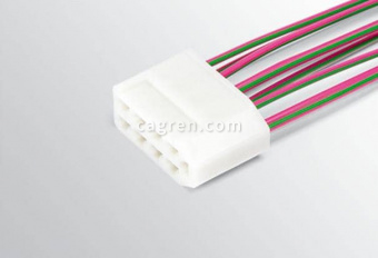 HX34601 Connector 2108-3724361 inter-harness 9-pin female series 2.8, with wires 0.75 mm square.