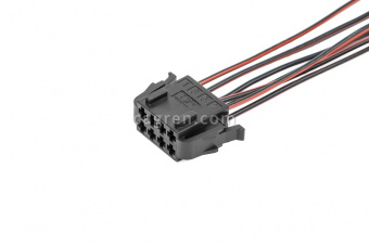 HX4708 Connector 1563769-1 8-pin to the seat heater for the Lada (VAZ) 2170 car, to the drive mode switching unit for the UAZ car, with wires 1.0 mm sq.