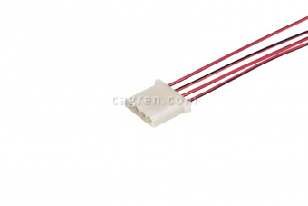 HX4831 Connector 2108-3724378 4-pin to interior lampshade 2108-2114, to clock 2110 for Lada vehicles (VAZ), with wires