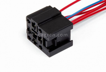 HX3404 Connector 418046 for connecting 5-pin relay, 6-pin wiper relay for car Lada (VAZ) 2110-2112, with wires