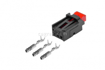 CAG6573S Connector 7N0972703 3-pin to rear lights for vehicles VAG 3 PIN