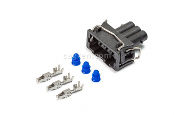 Connector 357972753 3-pin to ignition coil for cars Audi 80, 100, Seat Cordoba, Skoda Felicia, VW Transporter