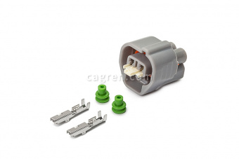 Connector 9098011156 2-pin to the distributor, to the PTF lamps, Gab. lights, compressor air conditioner for Toyota