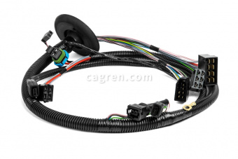 21123724019 Air intake box wiring harness for VAZ 2110-12 and Bogdan vehicles with a new sample instrument panel (Euro) with a 4-position heater operation mode