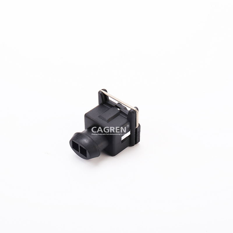 Female 2 hole waterproof wire connectors CAG-7021G-3.5-21/11