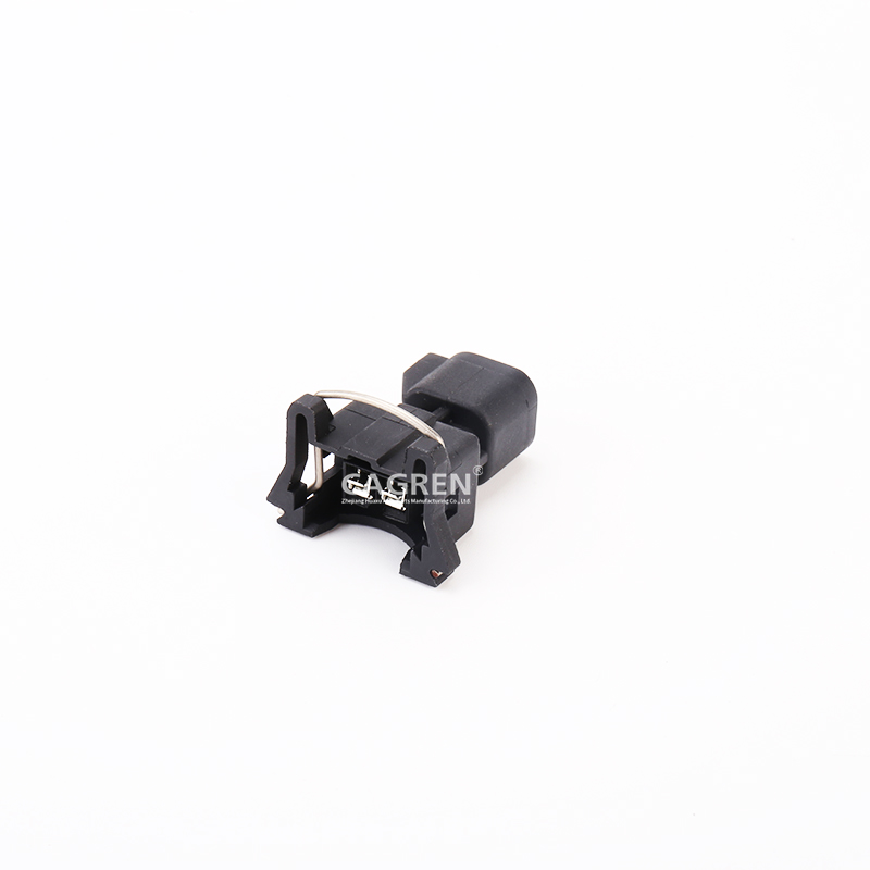 Female 2 hole waterproof wire connectors CAG-7021B-3.5-11