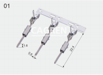 964296-1  Male terminals 0.5-1.0mm²   AG-T1001