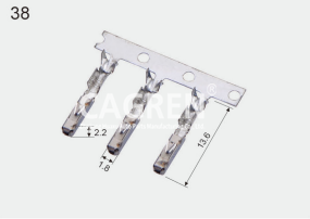 963715-1 Female terminals 0.5-1.0 mm² AG-T1038 